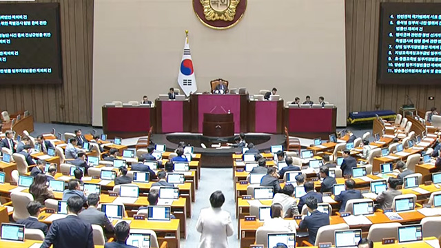 [속보] ‘내란 특검법’·‘명태균 특검법’ 본회의 재투표 부결…자동폐기   