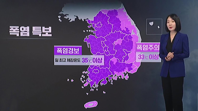 서쪽지역 폭염 절정, 온열질환자 폭증