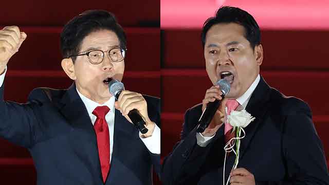 [속보] 국민의힘 김문수·장동혁 당 대표 후보 결선 <br>진출…26일 결정