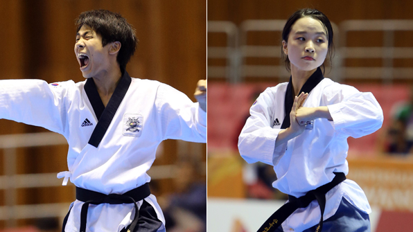 이색 종목 ‘태권도 품새’…종주국 위엄 발휘