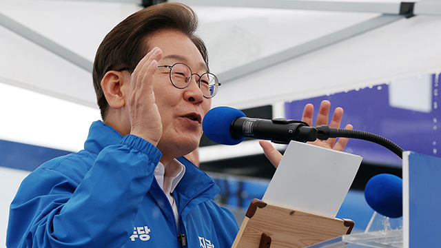 이재명, 호남서 사흘째 유세…광주 찾아 ‘5·18 전야제’ 참석